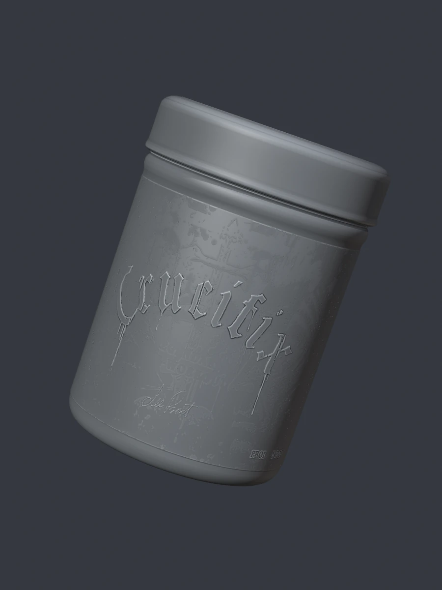 Original geometry in neutral clay shading.