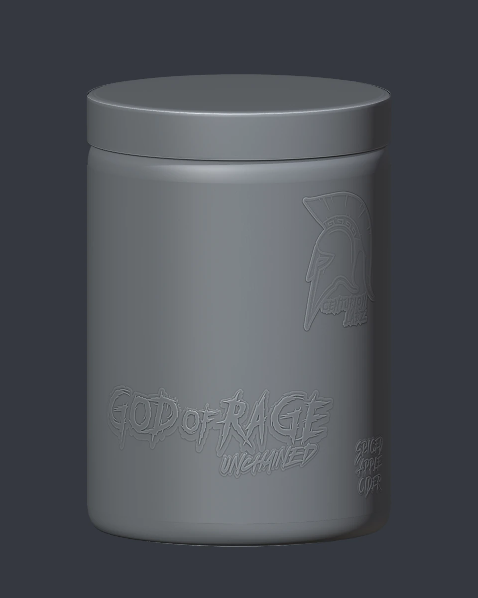 Original geometry in neutral clay shading.