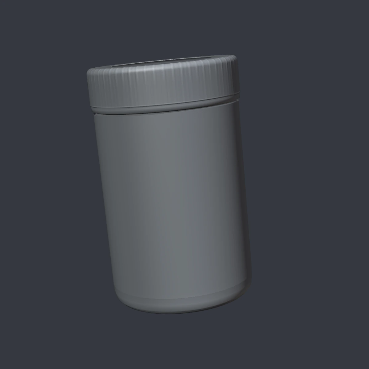 Original geometry in neutral clay shading.